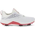 Weiße Ecco Biom Golf Hybrid Gore Tex Nachhaltige Golfschuhe aus Leder für Damen Größe 42 