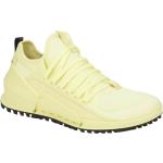Gelbe Ecco Biom 2.0 Nachhaltige Low Sneaker in Normalweite aus Mesh atmungsaktiv für Damen Größe 42 
