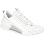 Weiße Ecco Biom 2.0 Nachhaltige Low Sneaker in Normalweite aus Leder atmungsaktiv für Damen Größe 42 