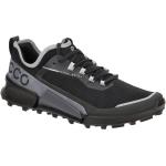 Schwarze Ecco Biom Nachhaltige Low Sneaker in Normalweite aus Leder atmungsaktiv für Damen Größe 42 