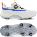 Weiße Ecco Biom Golf Hybrid Gore Tex Nachhaltige Golfschuhe aus Leder für Herren Größe 47 