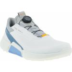 Ecco Biom H4 BOA Mens Golf Shoes White/Retro Blue 48