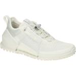 Weiße Ecco Biom Nachhaltige Low Sneaker mit Schnellverschluss in Normalweite aus Mesh atmungsaktiv für Damen 
