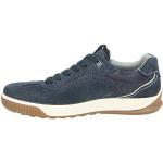 Marineblaue Ecco Byway Tred Nachhaltige Low Sneaker aus Leder für Herren Größe 44 