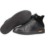 Schwarze Ecco Corksphere Nachhaltige Stiefeletten & Boots mit Schnürsenkel aus Leder Größe 46 