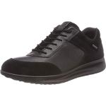 Schwarze Ecco Aquet Nachhaltige Low Sneaker mit Schnürsenkel aus Leder für Damen Größe 41 