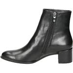 Schwarze Ecco Shape Nachhaltige Ankle Boots & Klassische Stiefeletten mit Reißverschluss aus Leder leicht für Damen Größe 41 mit Absatzhöhe bis 3cm 