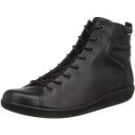 Reduzierte Schwarze Ecco Soft Nachhaltige Ankle Boots & Klassische Stiefeletten aus Leder leicht für Damen Größe 36 