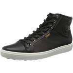 Reduzierte Schwarze Ecco Nachhaltige High Top Sneaker & Sneaker Boots aus Leder für Damen Größe 35 