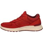 Rote Ecco Exostride Nachhaltige Outdoor Schuhe aus Textil für Damen Größe 35 