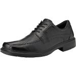 Schwarze Business Ecco Helsinki Nachhaltige Derby Schuhe mit Schnürsenkel aus Leder für Herren Größe 39 