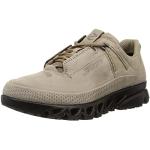 Taupefarbene Ecco Multi-Vent Gore Tex Nachhaltige Outdoor Schuhe mit Schnürsenkel aus Rindsleder für Herren Größe 45 