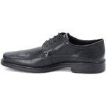 Reduzierte Schwarze Business Ecco New Jersey Nachhaltige Derby Schuhe mit Schnürsenkel in Breitweite aus Jersey atmungsaktiv für Herren Größe 46 