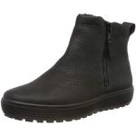 Schwarze Ecco Soft 7 Nachhaltige High Top Sneaker & Sneaker Boots mit Reißverschluss aus Kunstfell für Herren Größe 43 