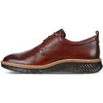 Reduzierte Braune Business Ecco Hybrid Nachhaltige Derby Schuhe mit Schnürsenkel aus Leder für Herren Größe 39 