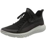 Schwarze Ecco ST.1 LITE Nachhaltige Slip-on Sneaker ohne Verschluss aus Textil für Herren Größe 42 