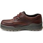 Braune Business Ecco Track II Gore Tex Nachhaltige Derby Schuhe mit Schnürsenkel aus Leder leicht für Herren Größe 42 