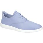 Reduzierte Hellblaue Ecco Minimalist Runde Nachhaltige Low Sneaker in Normalweite aus Glattleder mit herausnehmbarem Fußbett für Damen Größe 42 