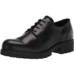 Reduzierte Schwarze Elegante Ecco Modtray Nachhaltige Low Sneaker mit Schnürsenkel aus Leder atmungsaktiv für Damen Größe 37 