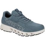 Blaue Ecco Multi-Vent Gore Tex Runde Nachhaltige Low Sneaker in Normalweite aus Veloursleder wasserdicht für Herren 