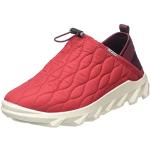 Rote Gesteppte Ecco MX Nachhaltige Slip-on Sneaker ohne Verschluss aus Fleece leicht für Damen Größe 41 