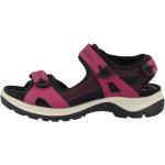 Reduzierte Pinke Ecco Offroad Nachhaltige Outdoor-Sandalen mit Klettverschluss aus Glattleder für Damen für den für den Sommer 