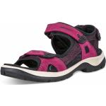 Reduzierte Pinke Ecco Outdoor-Sandalen mit Klettverschluss in Normalweite aus Textil für Damen Größe 42 für den für den Sommer 