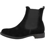Reduzierte Schwarze Casual Ecco Sartorelle Runde Nachhaltige Ankle Boots & Klassische Stiefeletten aus Veloursleder für Damen Größe 38 mit Absatzhöhe bis 3cm 