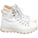 Weiße Ecco Nachhaltige Stiefel mit Schnürsenkel Größe 39 