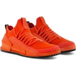 Rote Ecco Biom 2.0 Nachhaltige Low Sneaker aus Leder atmungsaktiv für Herren Größe 45 