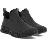 Schwarze Ecco Nachhaltige Sneaker mit Strass ohne Verschluss aus Nappaleder für Damen Größe 41 