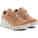 Braune Ecco Multi-Vent Gore Tex Nachhaltige Low Sneaker aus Nubukleder wasserfest für Damen Größe 41 