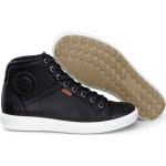 ECCO Sneaker Soft 7 High (leichte und flexible Sohle) schwarz Damen