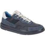 Dunkelblaue Ecco Soft X Runde Nachhaltige Low Sneaker in Normalweite aus Veloursleder atmungsaktiv für Herren Größe 45 