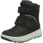 Schwarze Ecco Solice Nachhaltige Ankle Boots & Klassische Stiefeletten aus Leder für Kinder Größe 28 