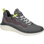 Reduzierte Dunkelgraue Ecco ST.360 Runde Nachhaltige Low Sneaker mit Schnürsenkel in Normalweite aus Glattleder atmungsaktiv für Herren Größe 45 