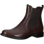 Reduzierte Braune Casual Ecco Runde Nachhaltige Blockabsatz Ankle Boots & Klassische Stiefeletten in Normalweite aus Leder für Damen Größe 41 