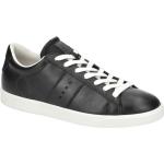 Schwarze Ecco Street Lite Runde Nachhaltige Low Sneaker in Normalweite aus Glattleder mit herausnehmbarem Fußbett für Damen Größe 41 