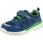 Blaue Ecco Urban Hiker Nachhaltige Outdoor Schuhe mit Klettverschluss für Kinder Größe 31 