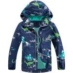 Echinodon Jungen Outdoorjacke wasserabweisend Winddicht Kinder Jacke Übergangsjacke Regenjacke Frühling Herbst M