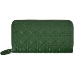 Reduzierte Grüne Elegante Damenportemonnaies & Damenwallets aus Leder mit RFID-Schutz 