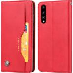 Rote Huawei P20 Pro Cases Art: Flip Cases aus Leder 