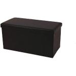 Schwarze Moderne Echtwerk Schuhbänke & Sitzbänke Flur aus Kunststoff klappbar Breite 0-50cm, Höhe 0-50cm, Tiefe 0-50cm 