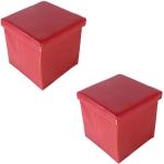 Reduzierte Rote Moderne Echtwerk Barhocker & Barstühle aus MDF klappbar 2-teilig 