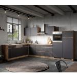 Braune Held Möbel Turin Küchenmöbel aus MDF Energieklasse mit Energieklasse F Breite 350-400cm, Höhe 200-250cm, Tiefe 200-250cm 