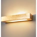 Reduzierte Goldene Moderne Rechteckige Wandlampen & Wandleuchten aus Ton 