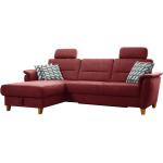 Rote Sit & More L-förmige Ecksofas & Eckcouches aus Textil Breite 150-200cm, Höhe 200-250cm, Tiefe 150-200cm 