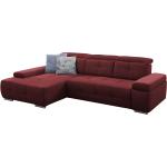 Rote Sit & More L-förmige Ecksofas & Eckcouches aus Textil Breite 150-200cm, Höhe 250-300cm, Tiefe 150-200cm 