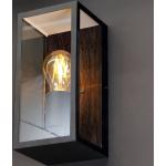 Braune Karo Eco-Light Außenleuchten & Außenlampen aus Holz E27 
