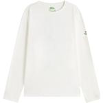 Reduzierte Weiße Langärmelige Ecoalf Nachhaltige T-Shirts aus Baumwolle für Herren Größe M 